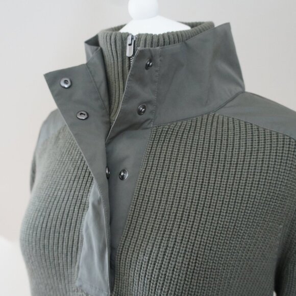 Athleta Hanover Hybrid 1/2 Zip Sweater in Beige Size Medium - Picture 10 of 16